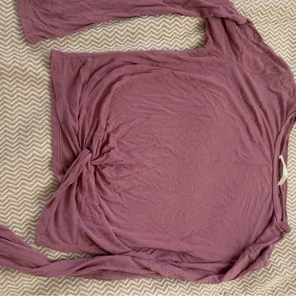Women's Purple Long Sleeve Top